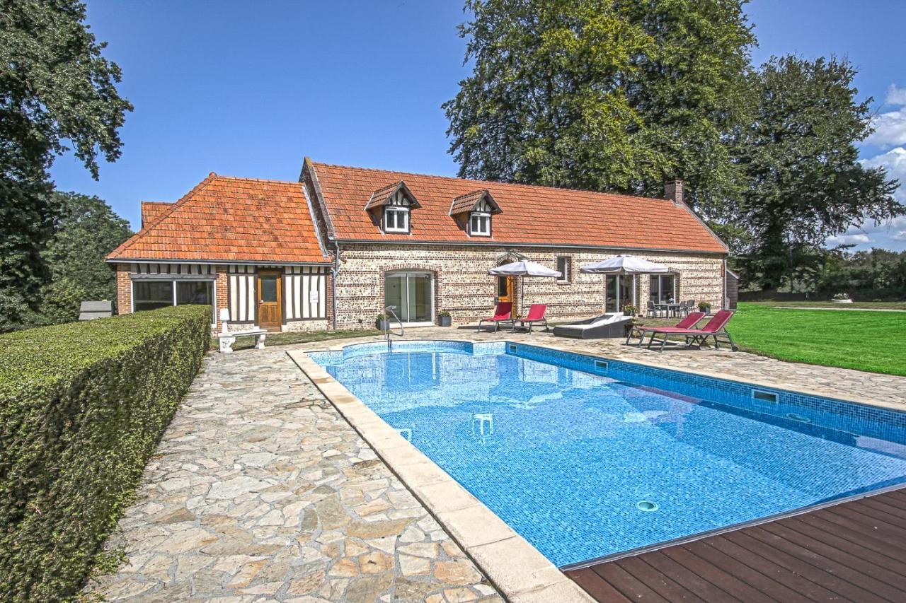 Clos Celeste - Campagne D Etretat Avec Piscine Et Spa Écrainville 외부 사진